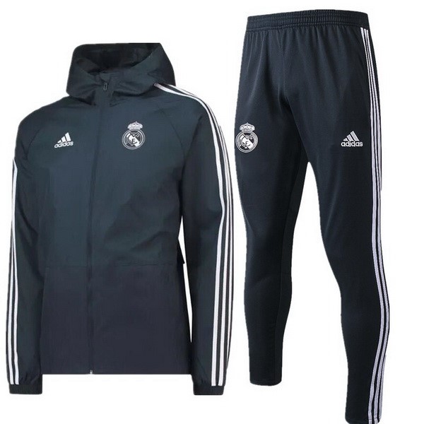 Rompevientos Real Madrid Conjunto Completo 2018/19 Gris Marino